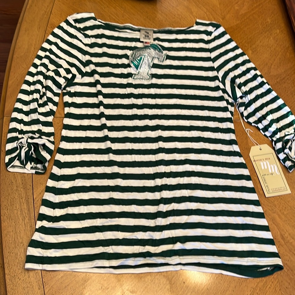 Tulane boat neck shirt